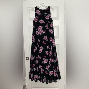 Torrid Maxi Dress : Allover Pink Rose Print